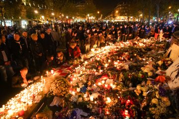 Paris attack rememberance
